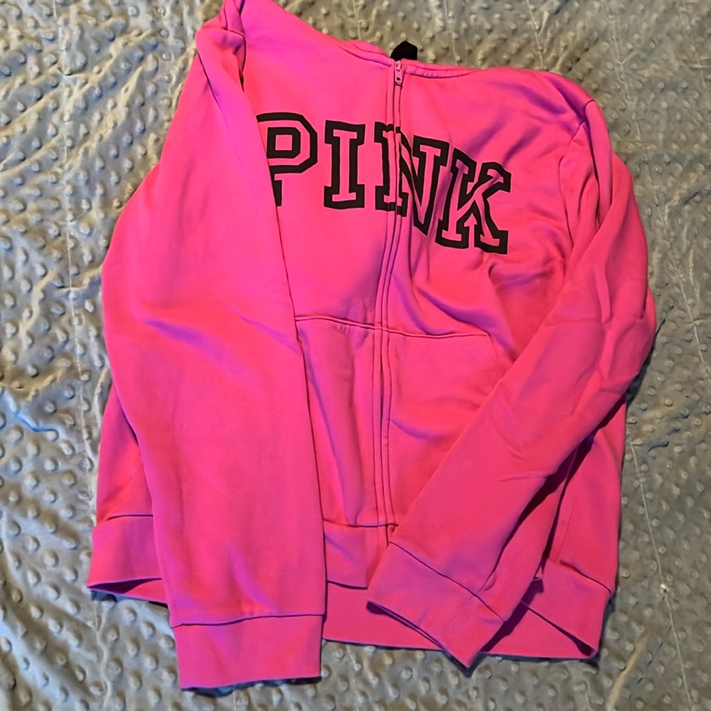 VS Pink zip hoodie